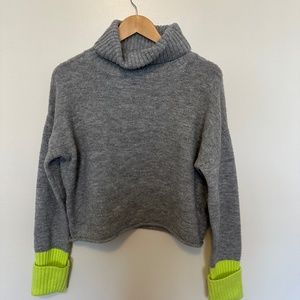 Anthropologie Turtleneck Sweater Gray -  Small